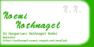 noemi nothnagel business card